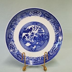 Blue Willow Ceramic Display Plate